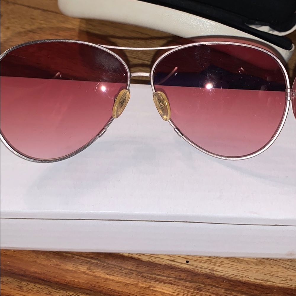 🌸🌸🌸🛍🕶 Vintage Pink Guess Aviator sunglasses - Picture 9 of 14